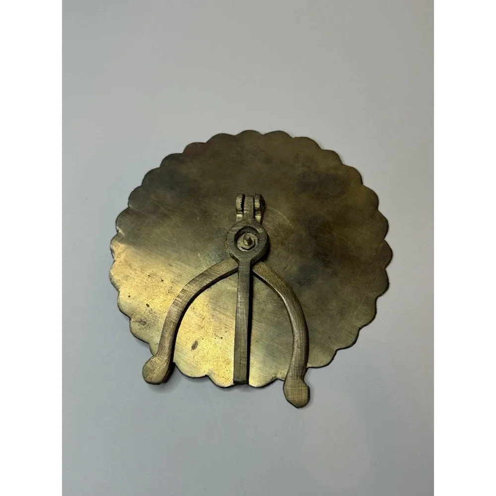 Perpetual Brass 27 Year Calendar 1968-1995 Antique
